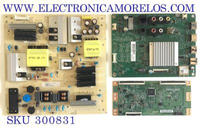 KIT DE TARJETAS PARA TV VIZIO / MAIN 905TXKSA580 / 715GA874-M14-B00-004K / FUENTE PLTVKJ181XABL / 715G9165-P01-002-003M / T-CON CV580U1-T01-CB-01 / PANEL TPT580B5-U1T01.D REV / MODELO V585X-H1 LTCHB9